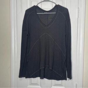 Cotton On Waffle Textured‎ Knit Sweater XS Gray